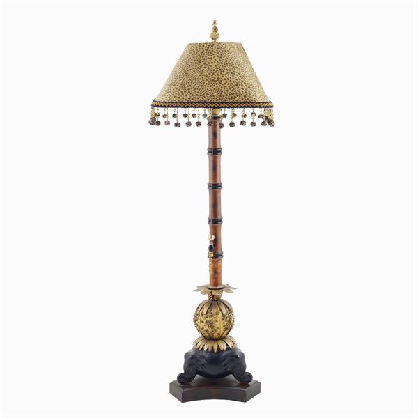A table lamp