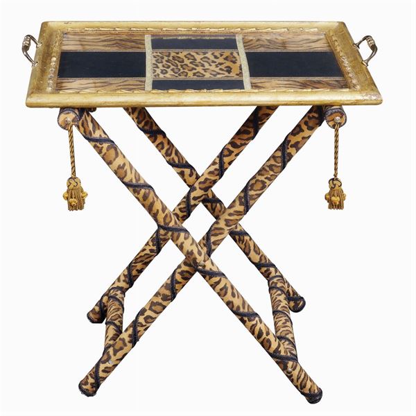 Vassoio con cavalletto animalier  (XX Sec.)  - Asta ARTE MODERNA E CONTEMPORANEA - Colasanti Casa d'Aste