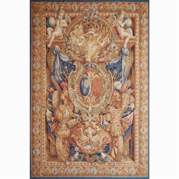 An Aubusson carpet  (France, late 19th century)  - Auction Fine Art from Villa Astor and other private collections - Colasanti Casa d'Aste