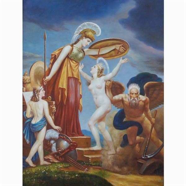 Pittore del XX sec.  - Asta DIPINTI E GRAFICA - ASTA A TEMPO  - I - Colasanti Casa d'Aste