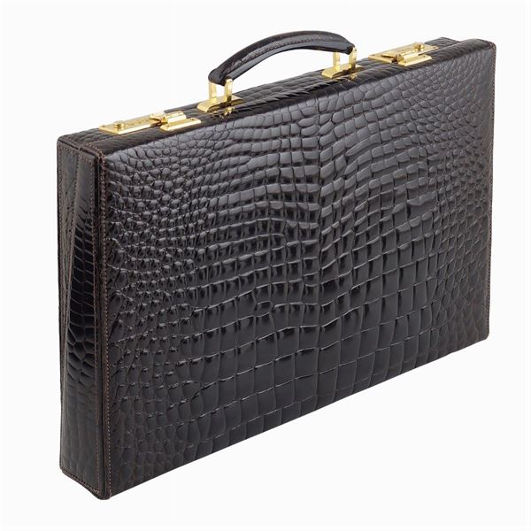 Gucci valigietta 24 ore in pelle