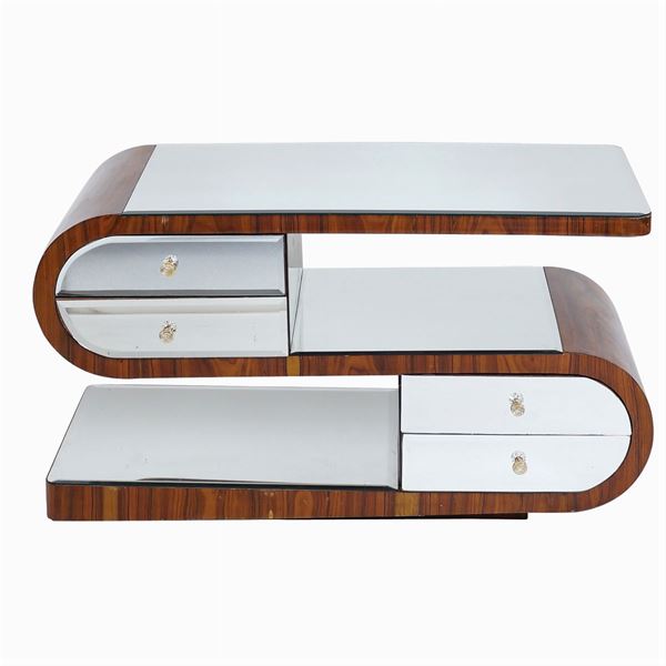 A palissander table  (France, 20th century)  - Auction MODERN AND CONTEMPORARY ART - Colasanti Casa d'Aste