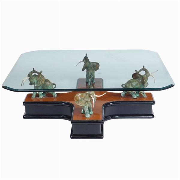 A squared table  (20th century)  - Auction MODERN AND CONTEMPORARY ART - Colasanti Casa d'Aste