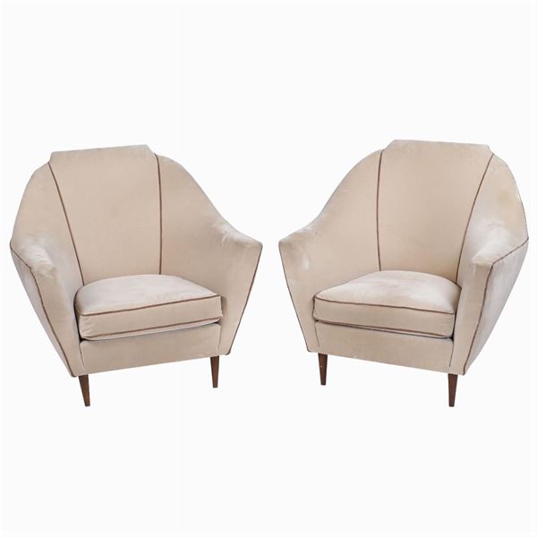 A pair of armchairs  (France, first half of the 20th century)  - Auction MODERN AND CONTEMPORARY ART - Colasanti Casa d'Aste
