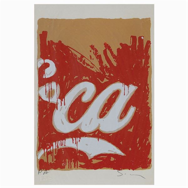 Mario Schifano  (Homs 1934 - Roma 1998)  - Asta ARTE MODERNA E CONTEMPORANEA - Colasanti Casa d'Aste