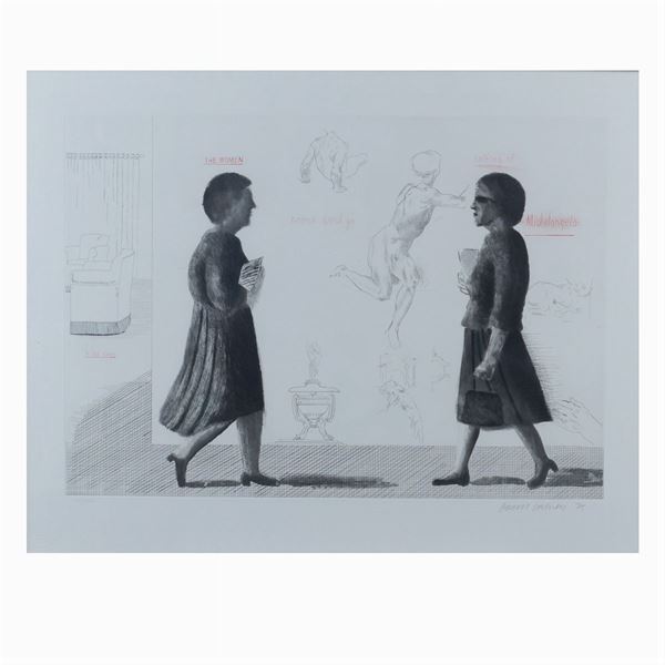 David Hockney  (Bradford 1937)  - Auction MODERN AND CONTEMPORARY ART - Colasanti Casa d'Aste