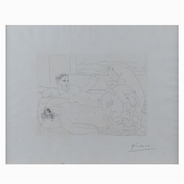 Pablo Picasso : Pablo Picasso  (Malaga 1881 -  Mougins 1973)  - Auction MODERN AND CONTEMPORARY ART - Colasanti Casa d'Aste