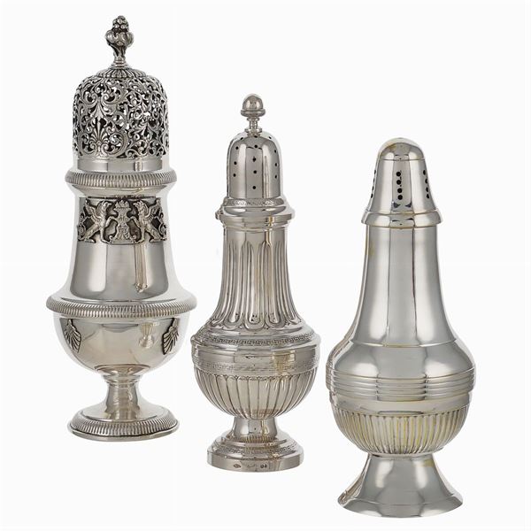 Two silver sugar bowls  (20th century)  - Auction Fine jewels and watches, silver and coptic textile fragments - Colasanti Casa d'Aste