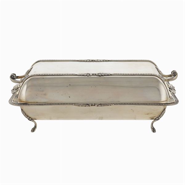 An italian silver vegetable dish