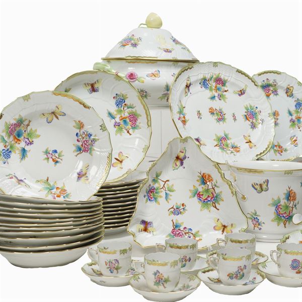 Herend, set of porcelain plates