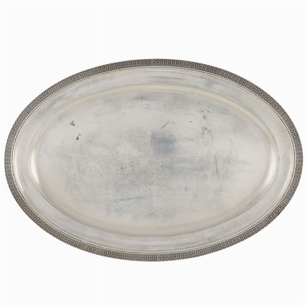 An Italian silver tray  (Italy, XX century)  - Auction Fine jewels and watches, silver and coptic textile fragments - Colasanti Casa d'Aste