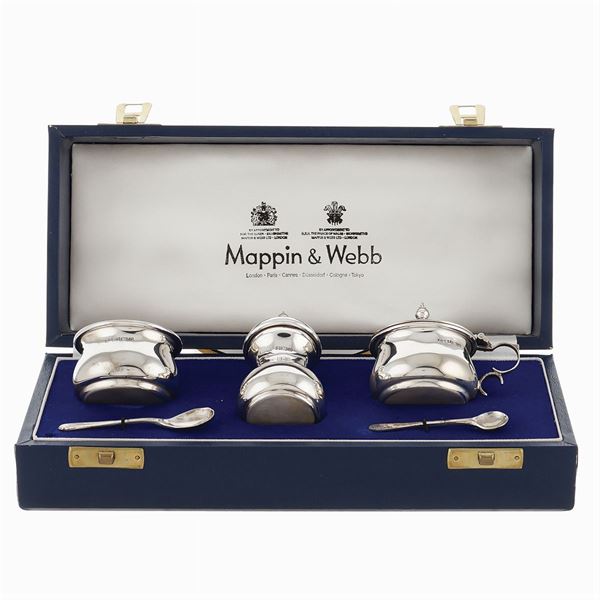 Mappin & Webb silver table service