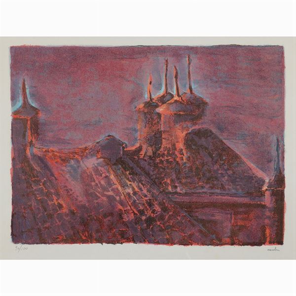 Sergio Vacchi : Sergio Vacchi  (Castenaso 1925 - Siena 2016)  - Auction Design - modern and contemporary art - Colasanti Casa d'Aste