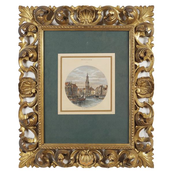 Ancient dutch print  - Auction Fine Art from Villa Astor and other private collections - Colasanti Casa d'Aste