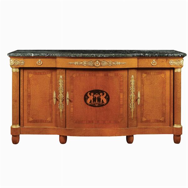 Tuia root wood sideboard  (France, late 19th early 20th century)  - Auction Fine Art from Villa Astor and other private collections - Colasanti Casa d'Aste