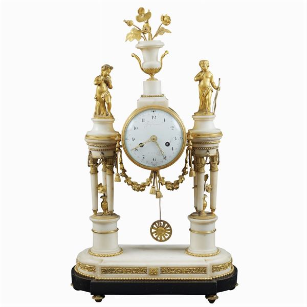 Table pendulum clock by Philibert Guyamour