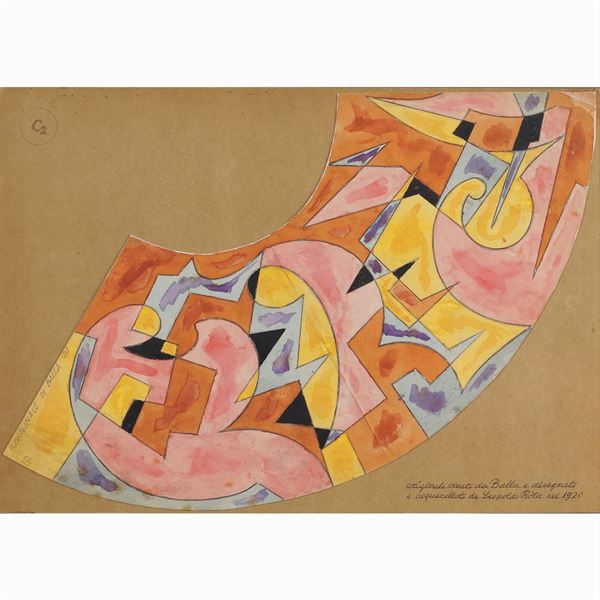 Leopoldo Rota for Giacomo Balla  (1920)  - Auction Design - modern and contemporary art - Colasanti Casa d'Aste