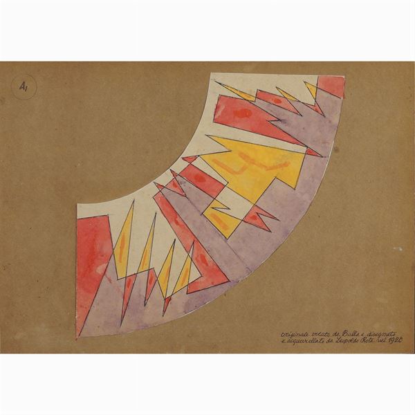Leopaldo Rota per Giacomo Balla  (1920)  - Auction Design - modern and contemporary art - Colasanti Casa d'Aste