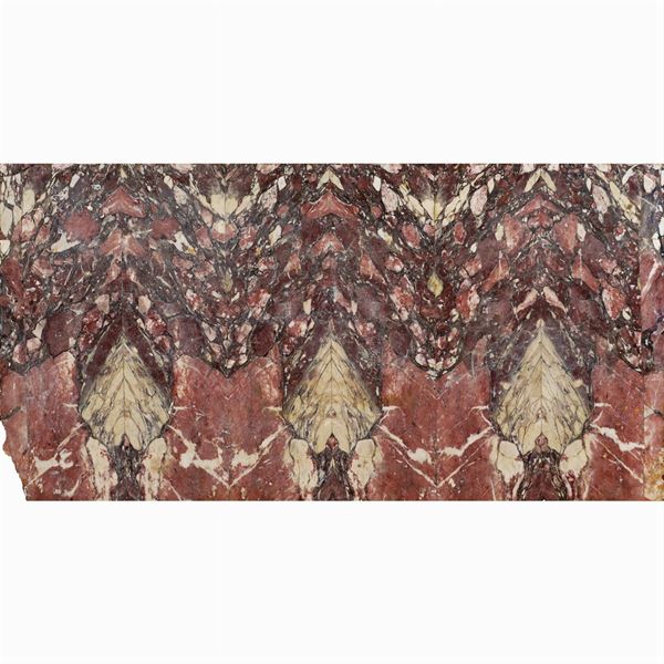 Rectangular fior di pesco marble top