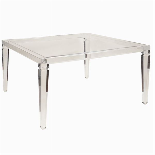 A plexiglass table  (modern manifacture)  - Auction Design - modern and contemporary art - Colasanti Casa d'Aste