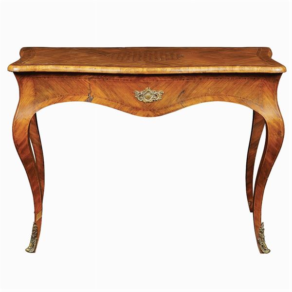 Purple ebony wall writing desk  (France, end 18th century)  - Auction Fine Art from Villa Astor and other private collections - Colasanti Casa d'Aste