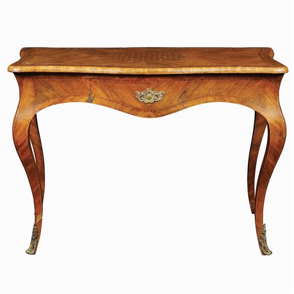 Purple ebony wall writing desk