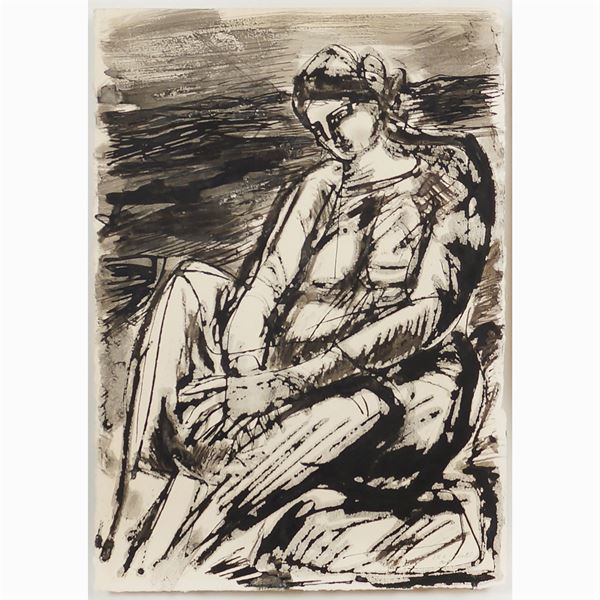Giuseppe Mazzullo  (Graniti, 1913 - Taormina 1988)  - Auction Design - modern and contemporary art - Colasanti Casa d'Aste
