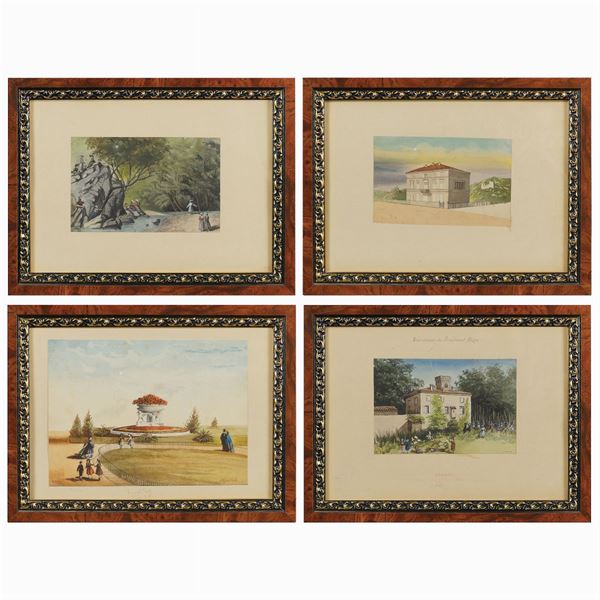 E. Begue  (France, end 19th century)  - Auction Fine Art from Villa Astor and other private collections - Colasanti Casa d'Aste