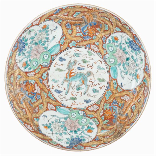 A large porcelain plate