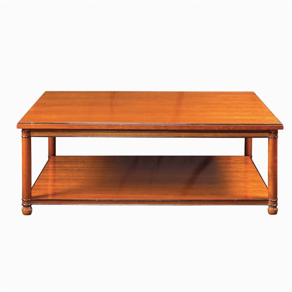 A mahogany living room table