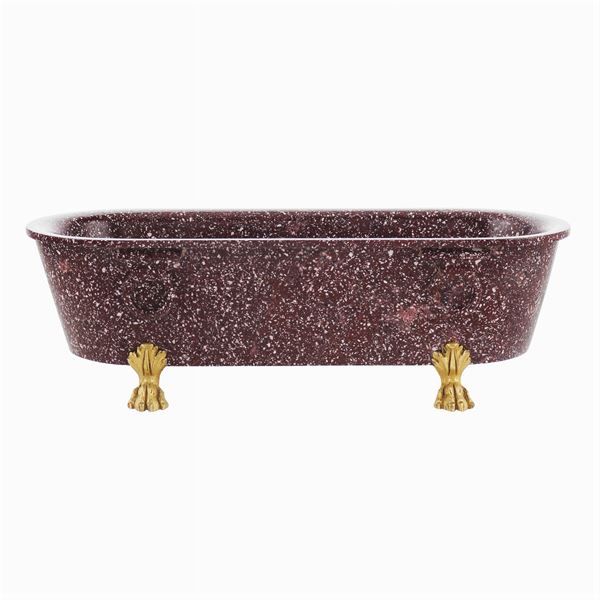 An Egypt red porphyry bowl