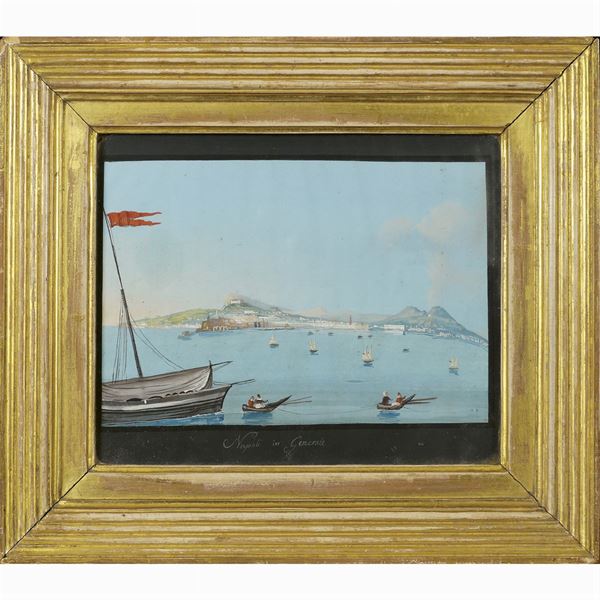 Neapolitan school  (20th century)  - Auction Online Timed Auction Paintings and Prints - I - Colasanti Casa d'Aste