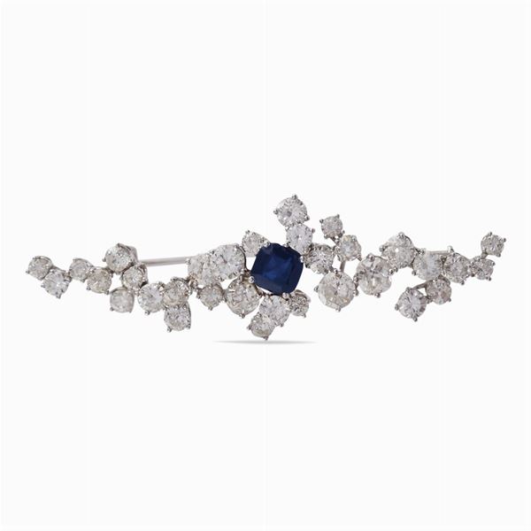Spilla in oro bianco 18kt