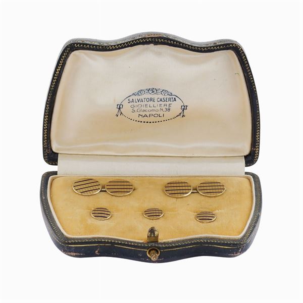 Set gemelli con bottoni da sparato