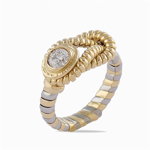 Cartier, love knot shaped ring