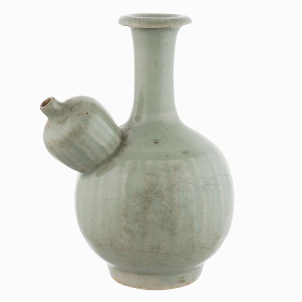 Kendi, a Celadon ceramic jug