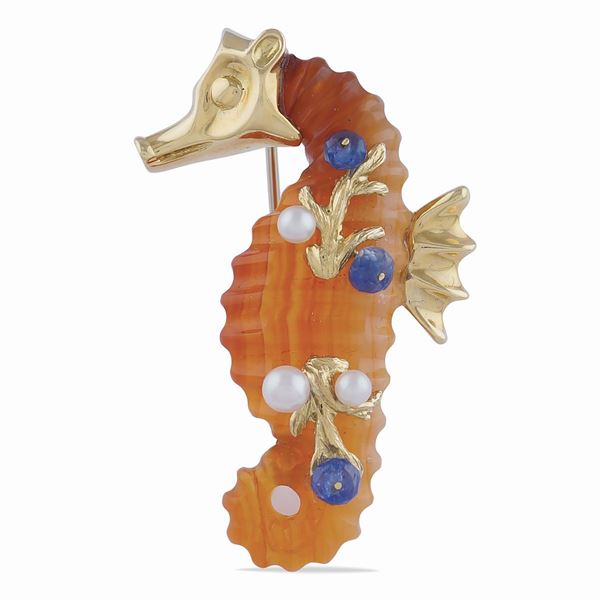 Seaman Schepps, seahorse brooch