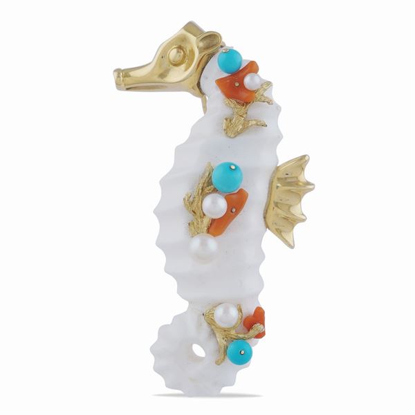 Seaman Schepps, seahorse brooch