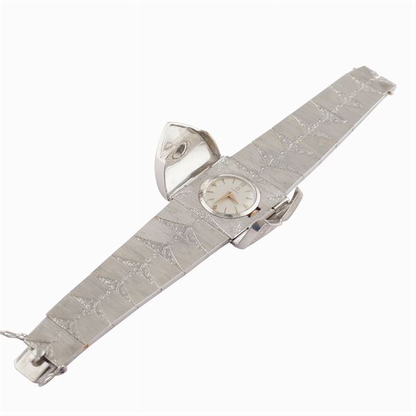 Omega, bracelet with retractable watch