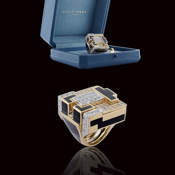 David Webb, "Mega Cubist Ring"