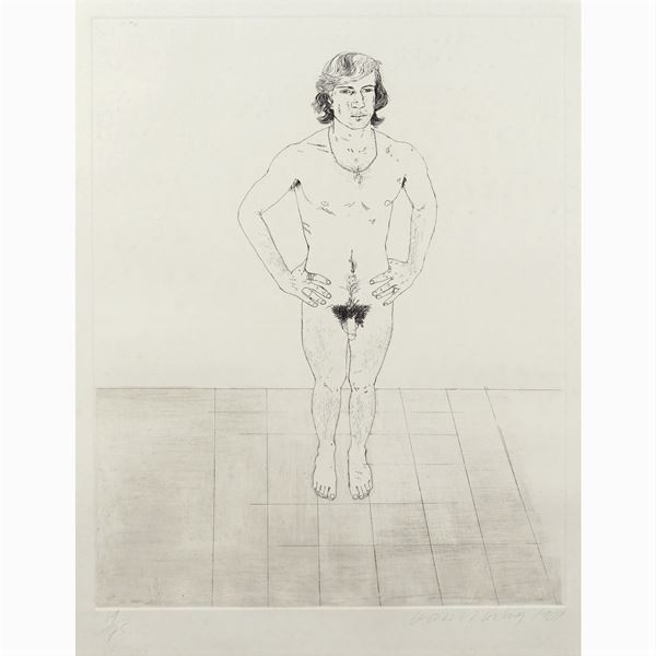 David Hocney  (Bradford 1937)  - Auction Design - modern and contemporary art - Colasanti Casa d'Aste