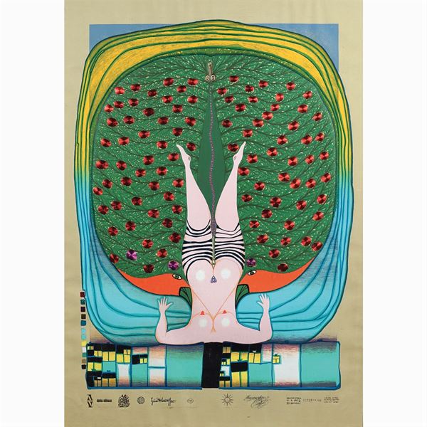 Friedensreich Unterwasser  (Vienna 1928 - 2000)  - Auction Design - modern and contemporary art - Colasanti Casa d'Aste