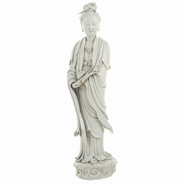 A blanc de China sculpture