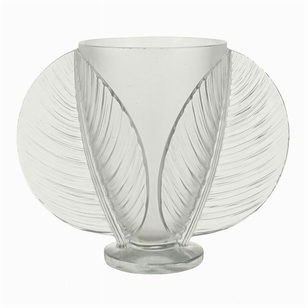 Verlys, vaso Decò in vetro