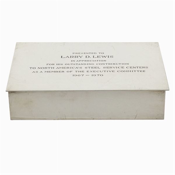 Tiffany & Co.,  silver sigarette box