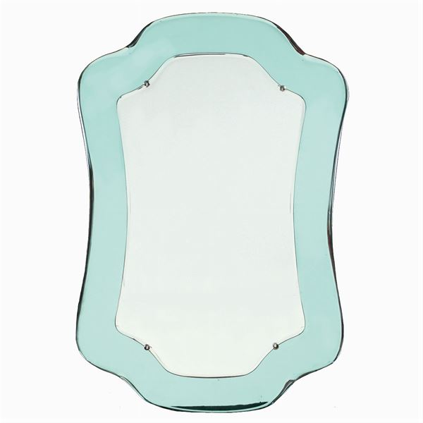 Decò style shaped mirror