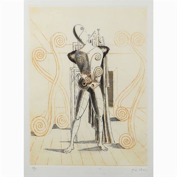 Giorgio De Chirico : Giorgio De Chirico  (Volos 1888 - Roma 1978)  - Asta DESIGN | ARTI DECORATIVE DEL 900 - Colasanti Casa d'Aste
