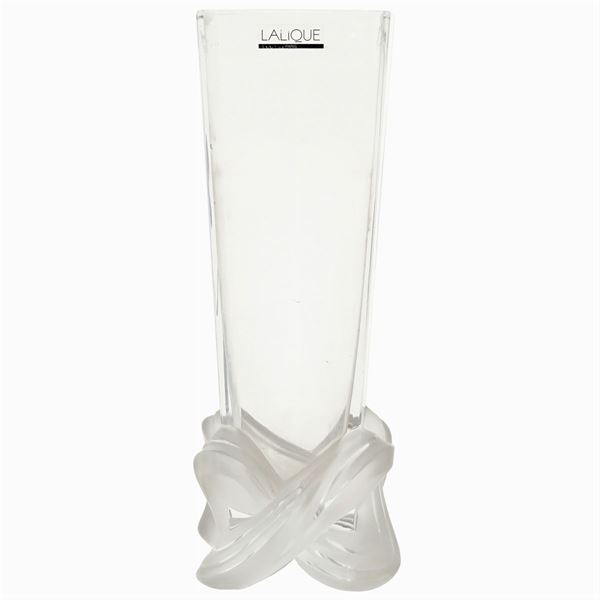 Lalique, vaso in cristallo