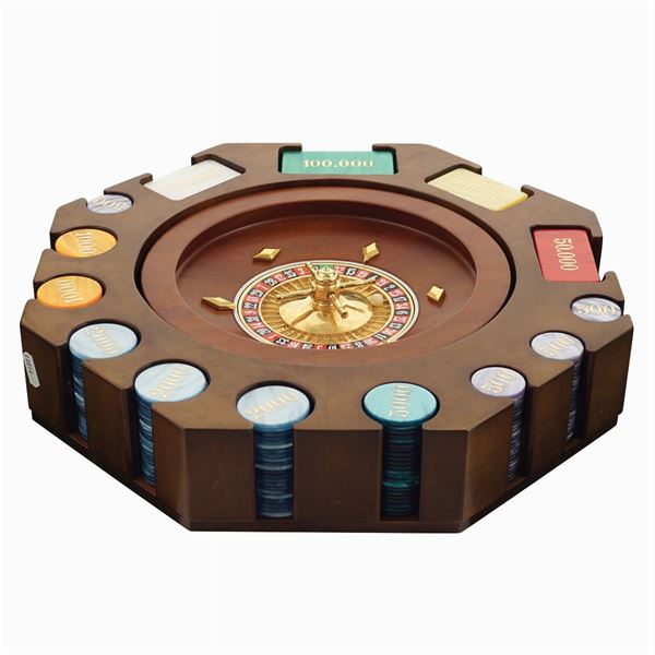 A wood game set