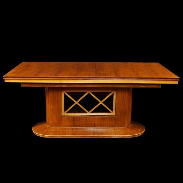 Palissander and maple dining table